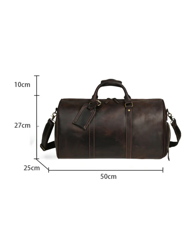 Retro Leather Duffle