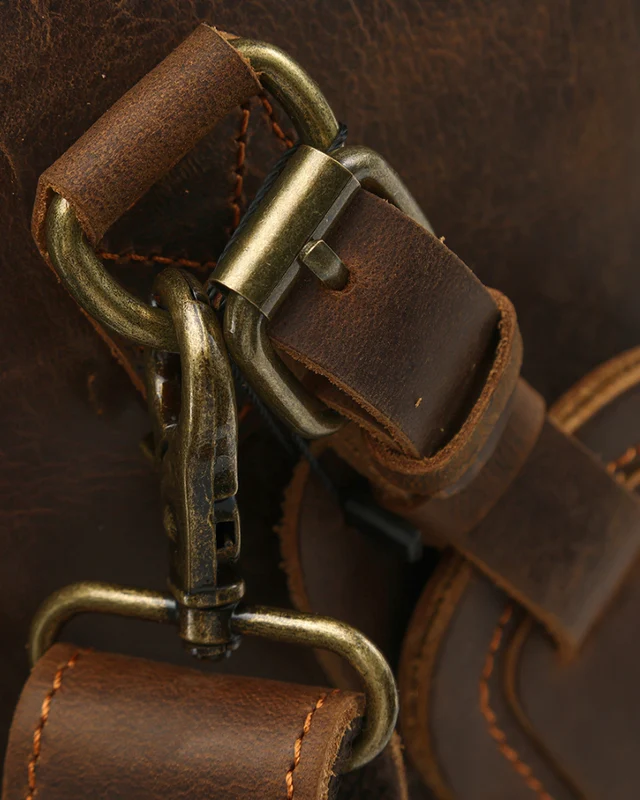 Retro Leather Duffle